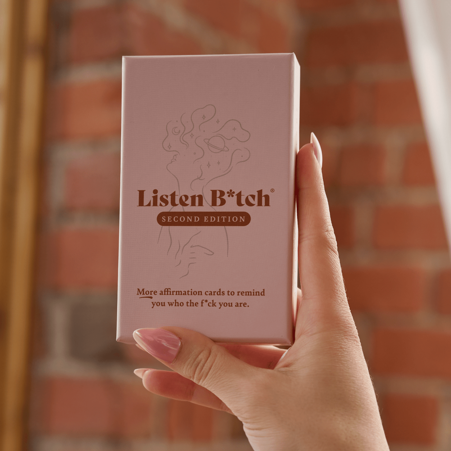 Second Edition | Listen Bitch Affirmation Cards Affirmation Cards Listen Bitch