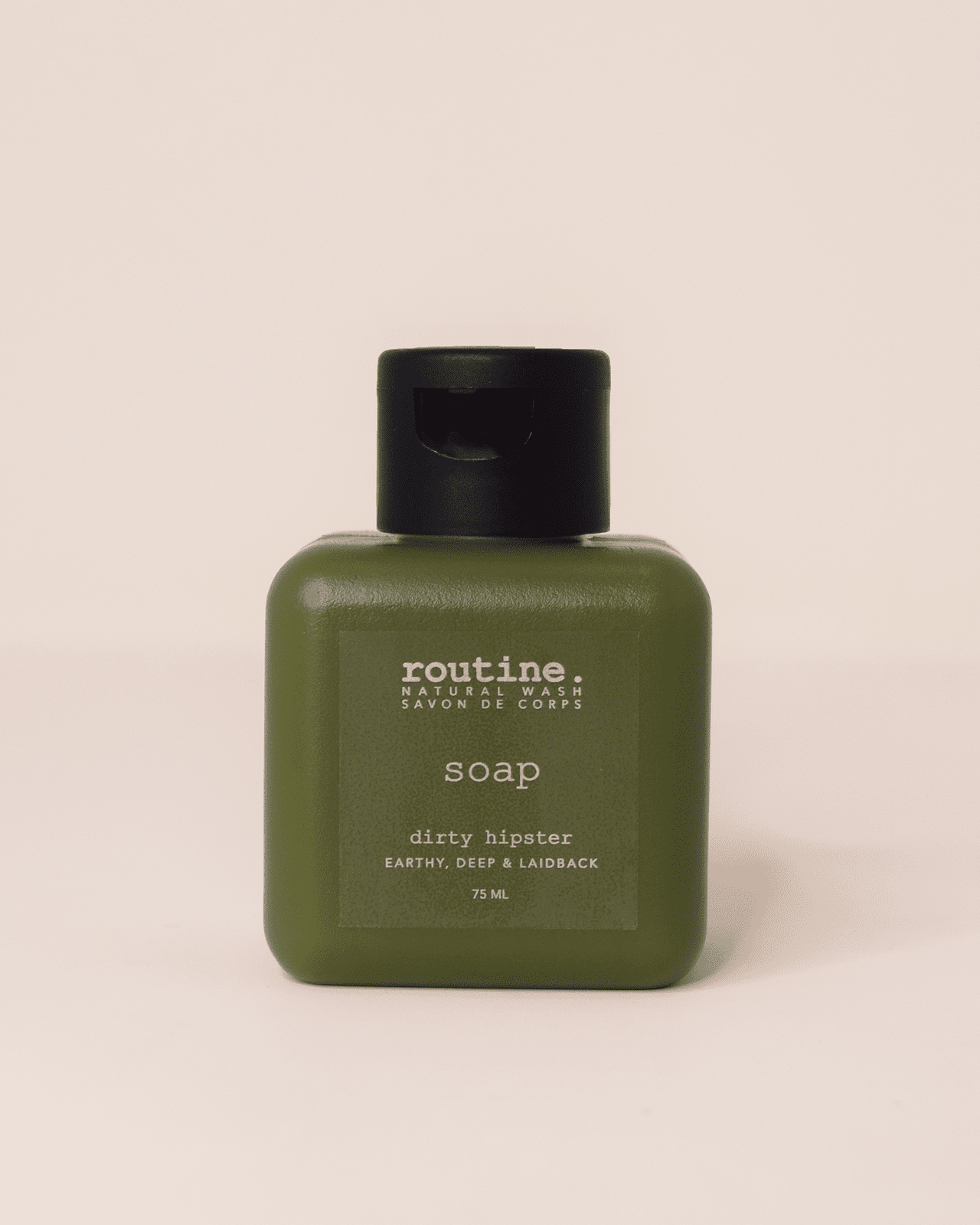 Dirty Hipster No.4 75ml Natural Hand & Body Wash - Travel Mini Routine Natural Beauty