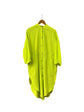 702 COTONER Relaxed shirt dress in organic cotton muslin CECILIA SÖRENSEN Yellow Fluo