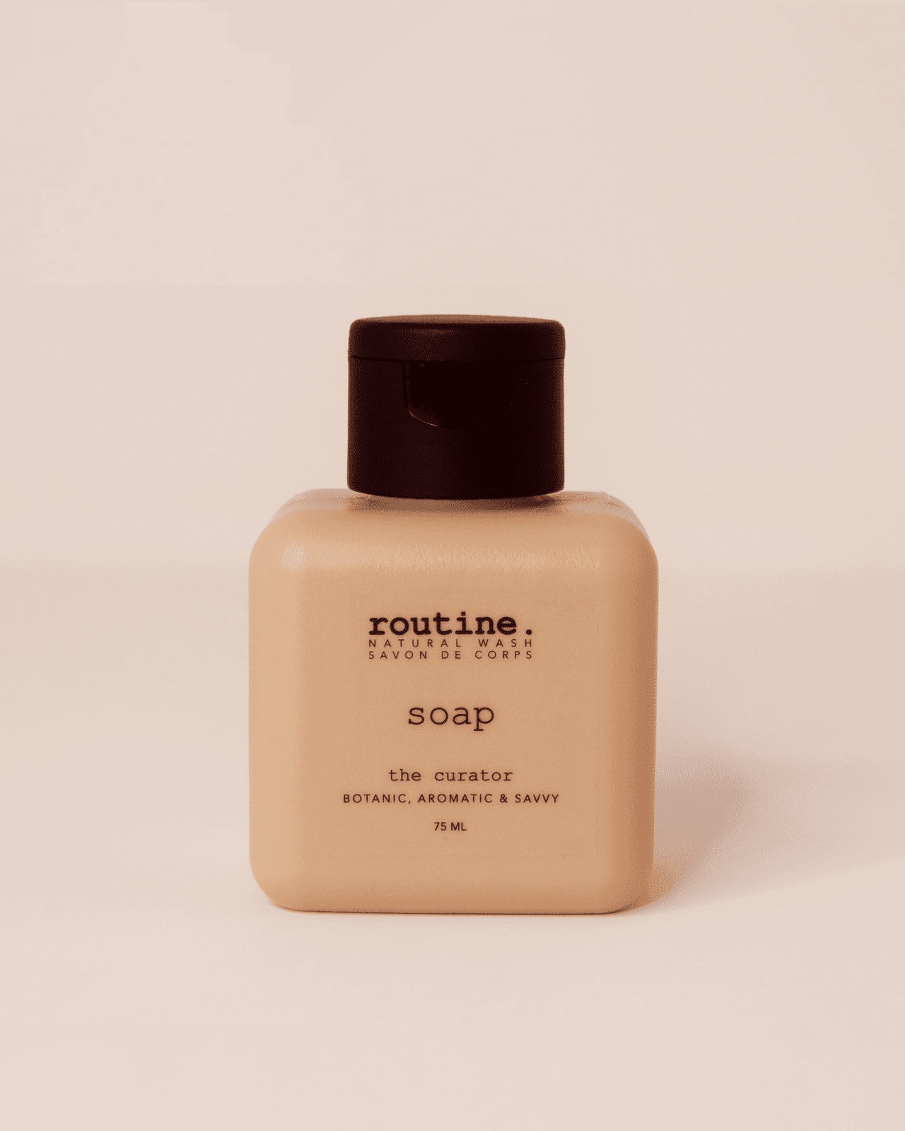 The Curator 75ml Natural Hand & Body Wash - Travel Mini Routine Natural Beauty