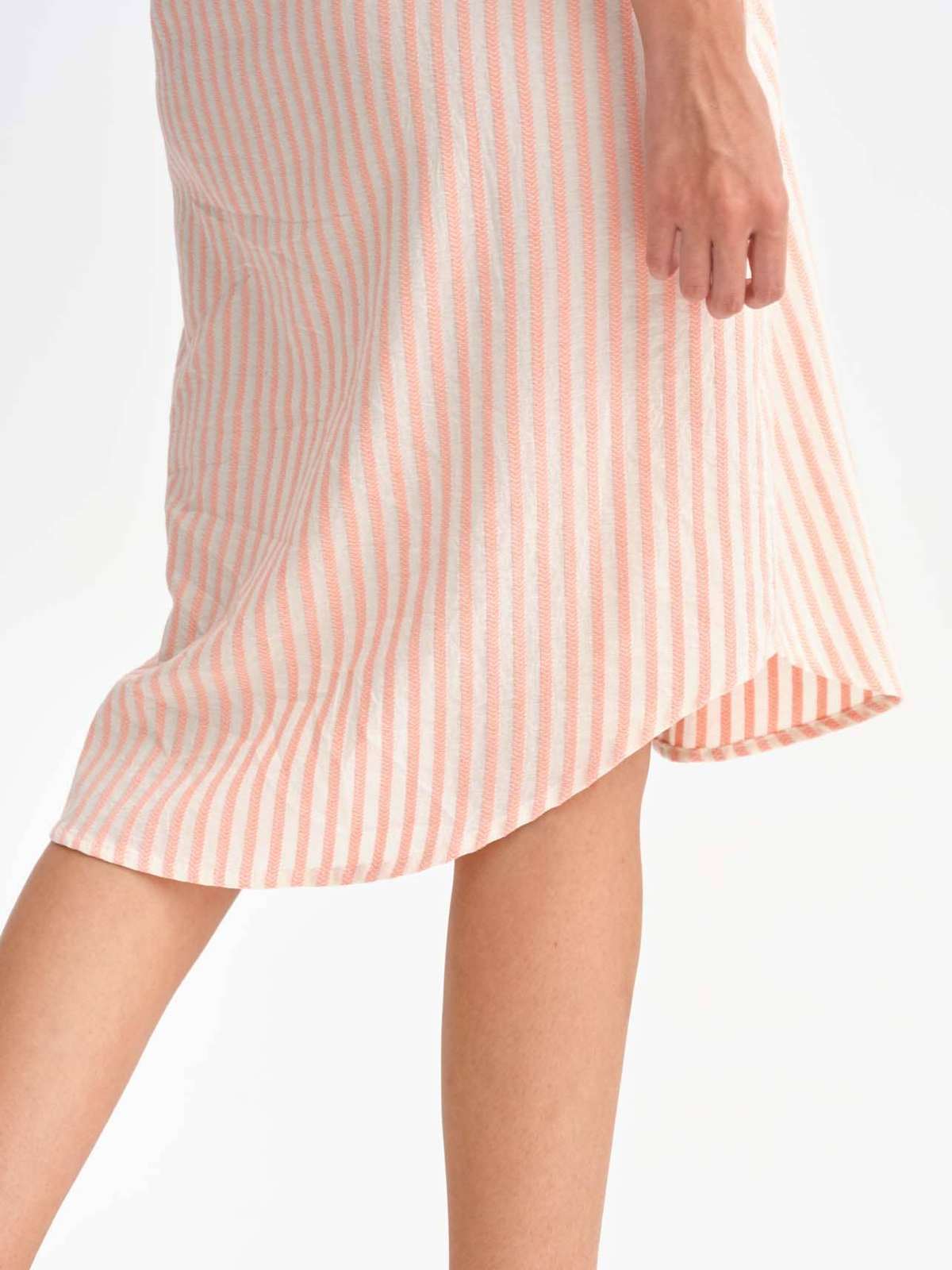 CECILIA SÖRENSEN Dress in Organic Fishbone Jacquard Dress CECILIA SÖRENSEN