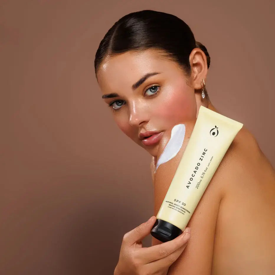 SPF 30 Natural Body Sunscreen Personal Care Avocado Zinc