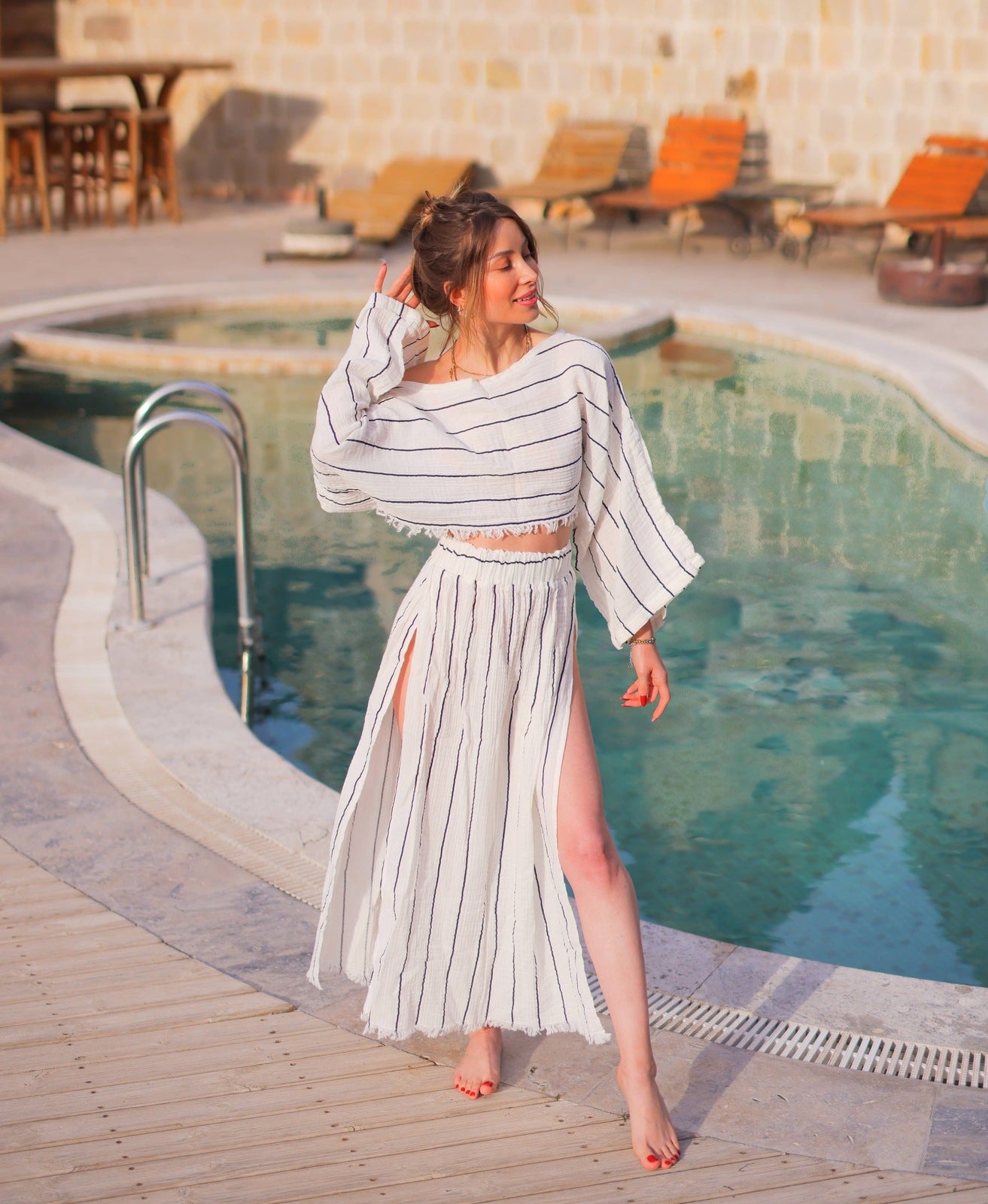 Black Off Shoulder Crop Top Blouse Moa