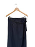 500 FAVA Wrap skirt in soft organic cotton muslin /linen Skirt CECILIA SÖRENSEN BLACK Linen/Muslin