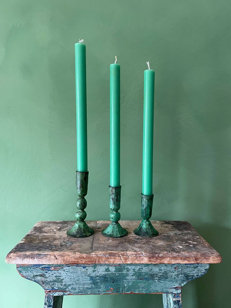 Large Verdigris Candle Holder, Austen  Bohemia Design   