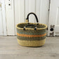 Oval Basket with Two Handles Medium - Traditional Palette Baskets Big Blue Moma   