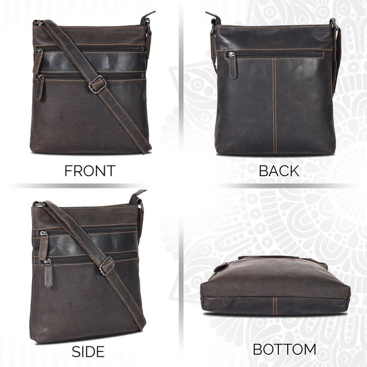 Leather Crossbody Purse Greenwood Leather