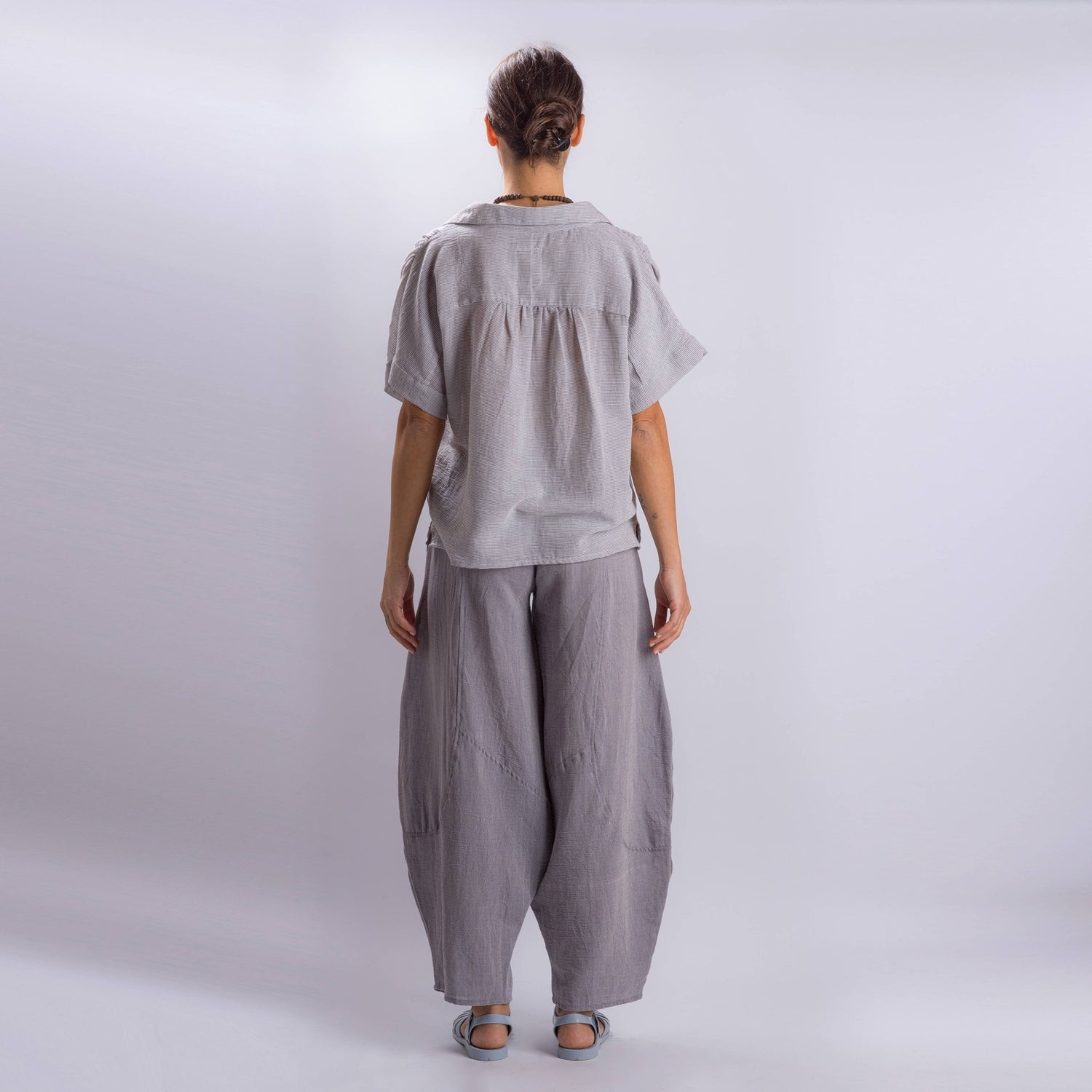 Loomist Sile Collared Top Tops loom.ist