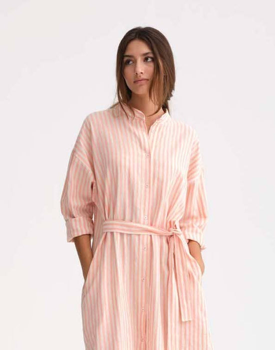 CECILIA SÖRENSEN Dress in Organic Fishbone Jacquard Dress CECILIA SÖRENSEN