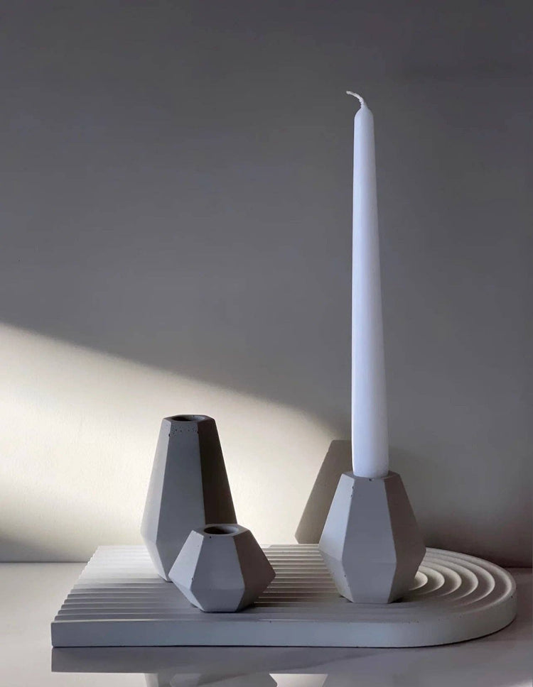 Geo Candle Holder | ws Candle Holders Wind + Willow Co.