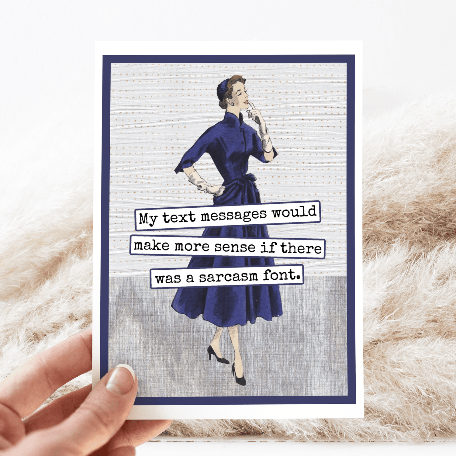 Card. My Text Messages Would Make More Sense If There Was... Raven&