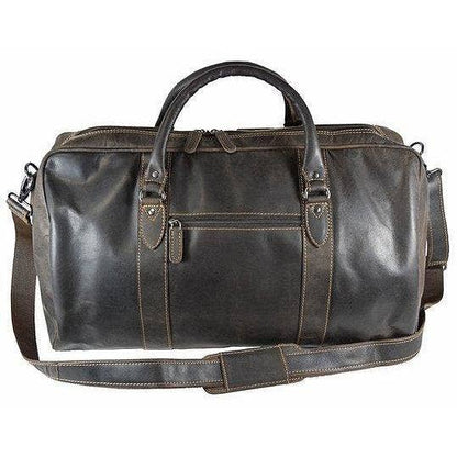 Leather Overnight Travel Bag Victoria GW12795 Greenwood Leather Brown