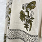 Loomist Wood Block Printed Linen Wrap Scarf loom.ist
