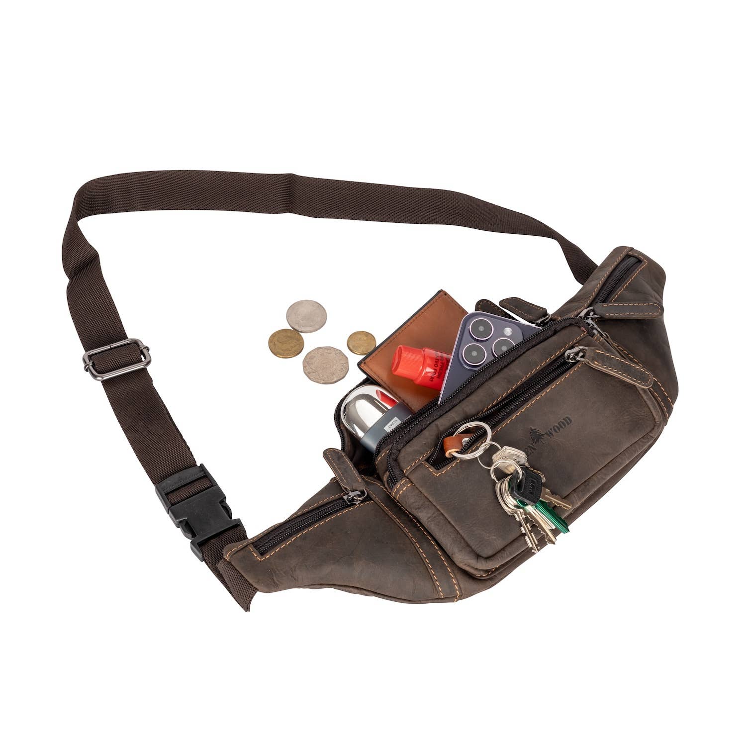 Leather Waist Pack Jack Handbags, Wallets & Cases Greenwood Leather