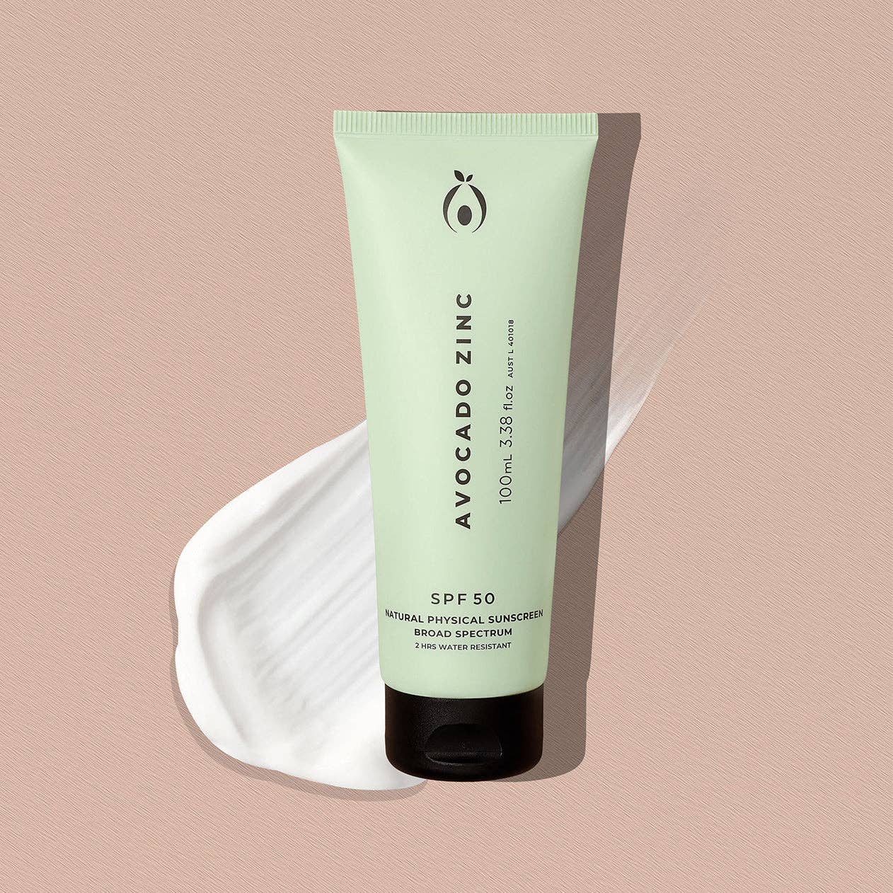 SPF 50 Natural Physical Sunscreen Skin Care Avocado Zinc