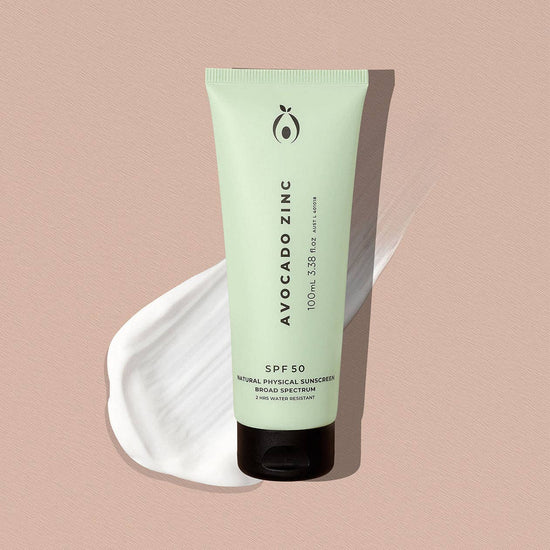 SPF 50 Natural Physical Sunscreen Skin Care Avocado Zinc