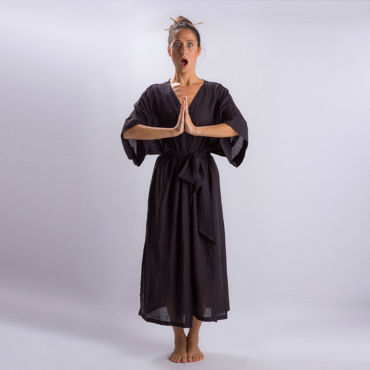 Loomist Sile Maxi Wrap Dress Dress loom.ist