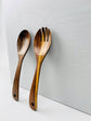 Wood Salad Server Set 26cm x 26cm / Wooden Salad Set Salad Spoons Baroy   