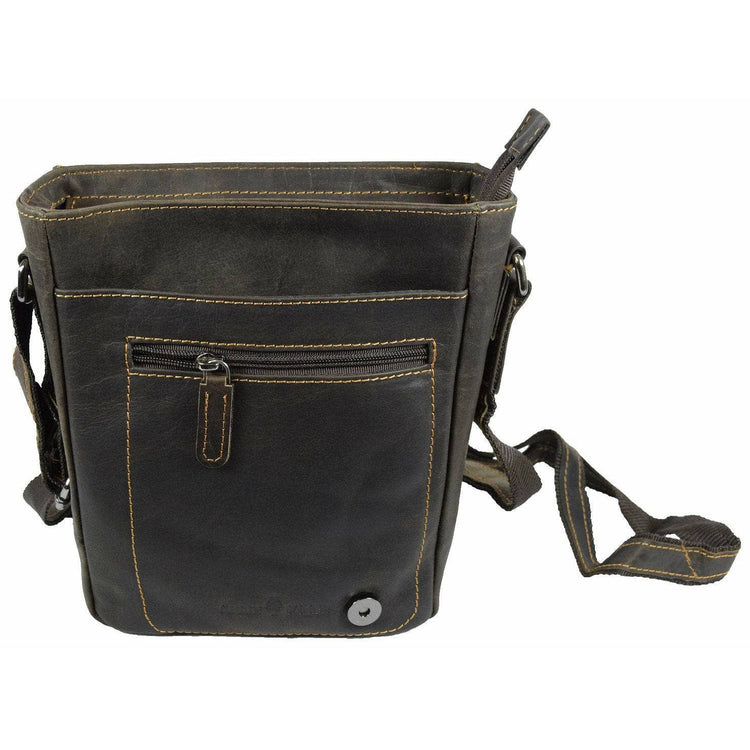 Leather Shoulder Bag Hobart - GW834 Greenwood Leather