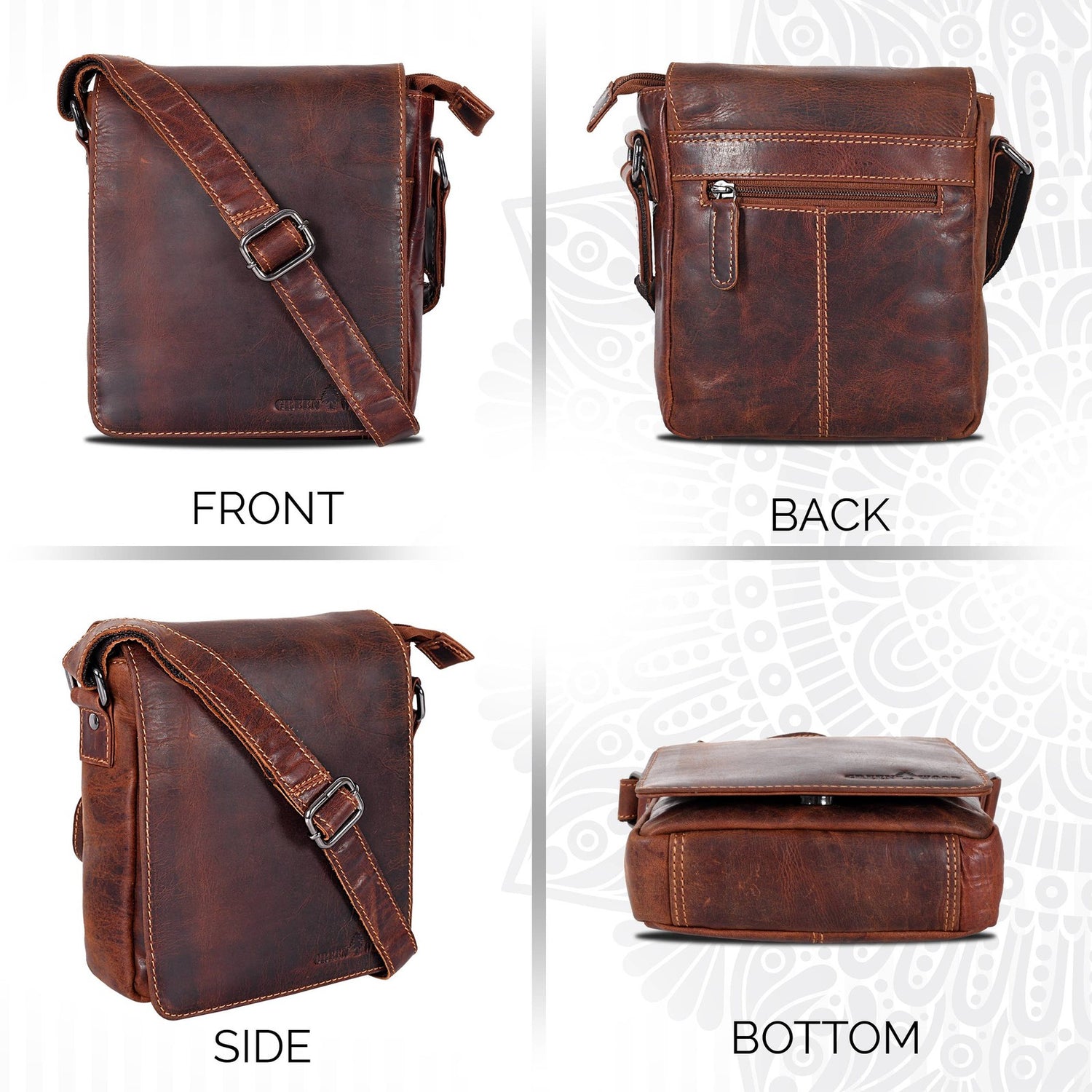 Leather Shoulder Bag Luna Handbags, Wallets & Cases Greenwood Leather