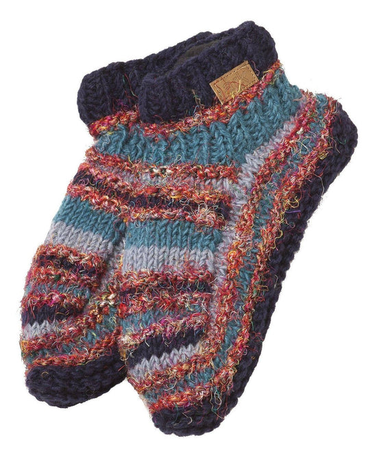 Swool Stripe Booties Slippers Ark Imports