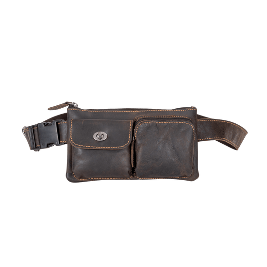 The Bum Bag Kakadu Handbags, Wallets & Cases Greenwood Leather Brown