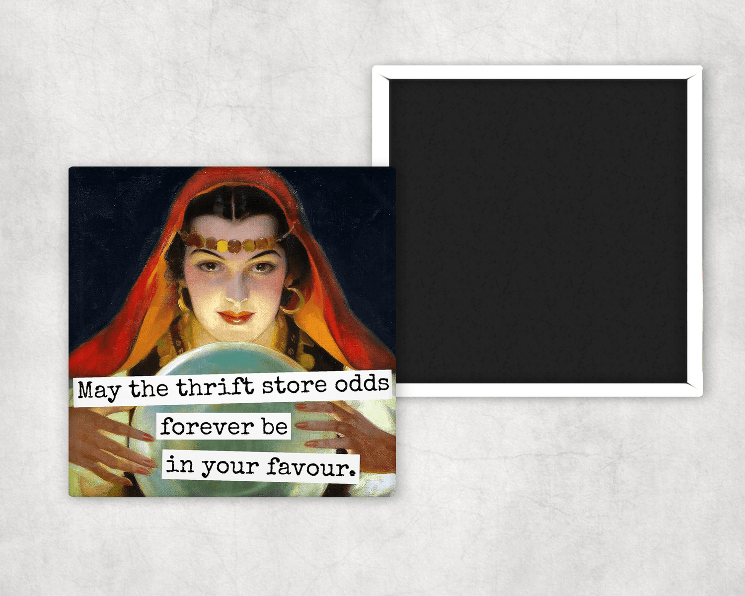 Magnet. May The Thrift Store Odds Forever Be... Magnets Raven&