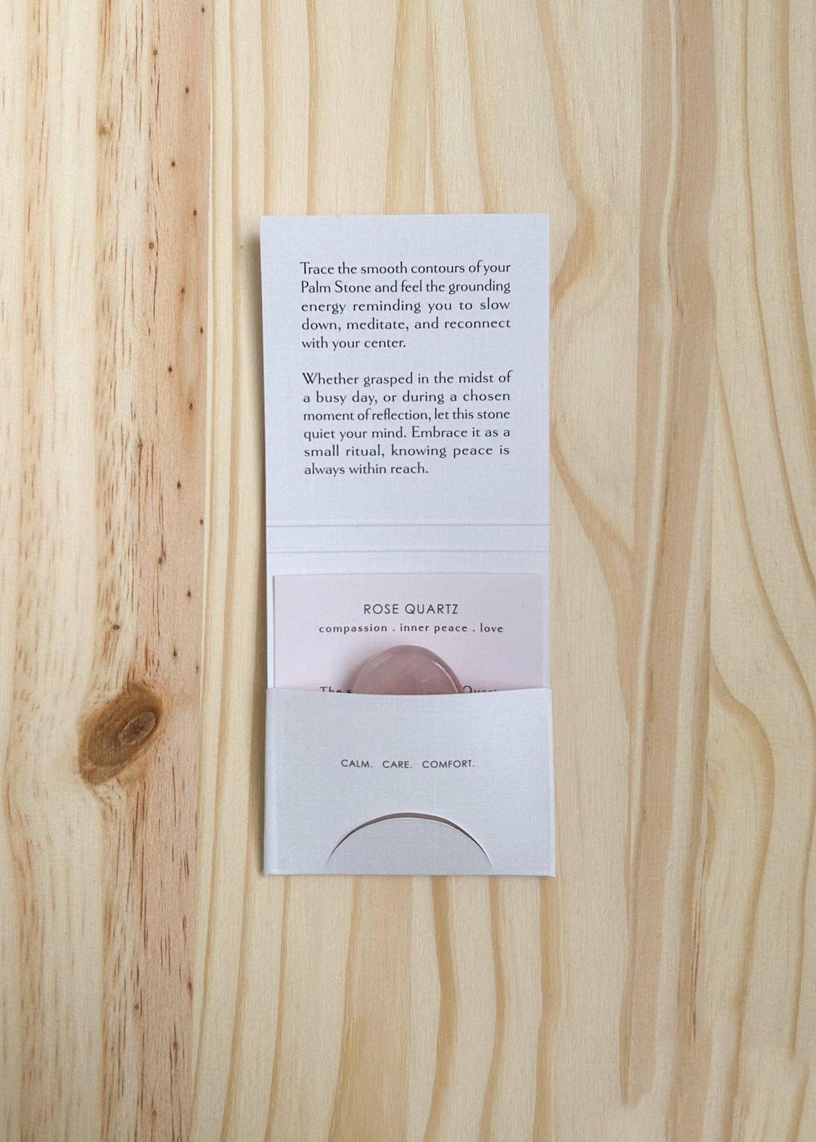 Palm Stone | Rose Quartz Homebound Tarot