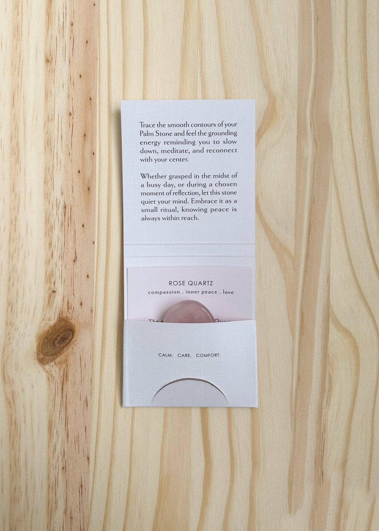 Palm Stone | Rose Quartz Homebound Tarot
