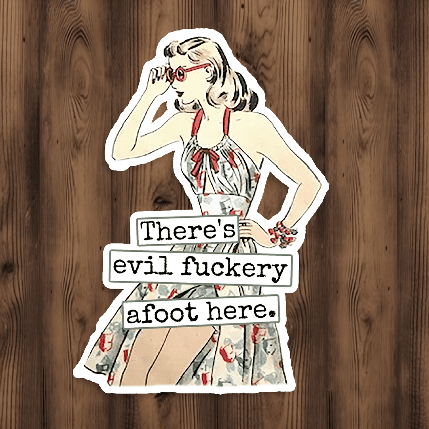 Sticker. There&