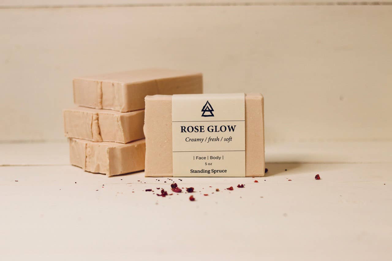 Rose Glow  Standing Spruce   