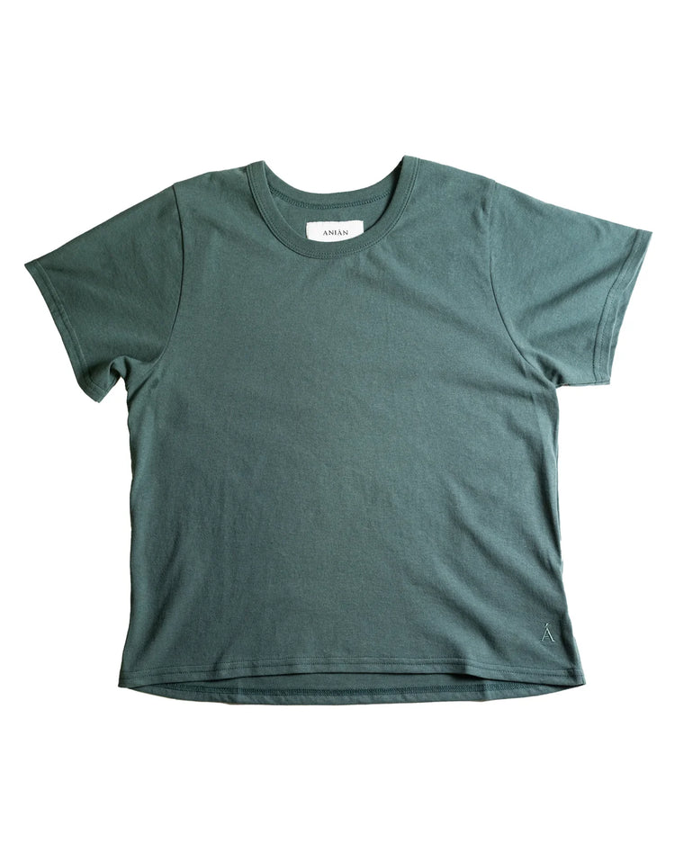 The Circular Crop Tee T Shirts Anian Balsam XSmall