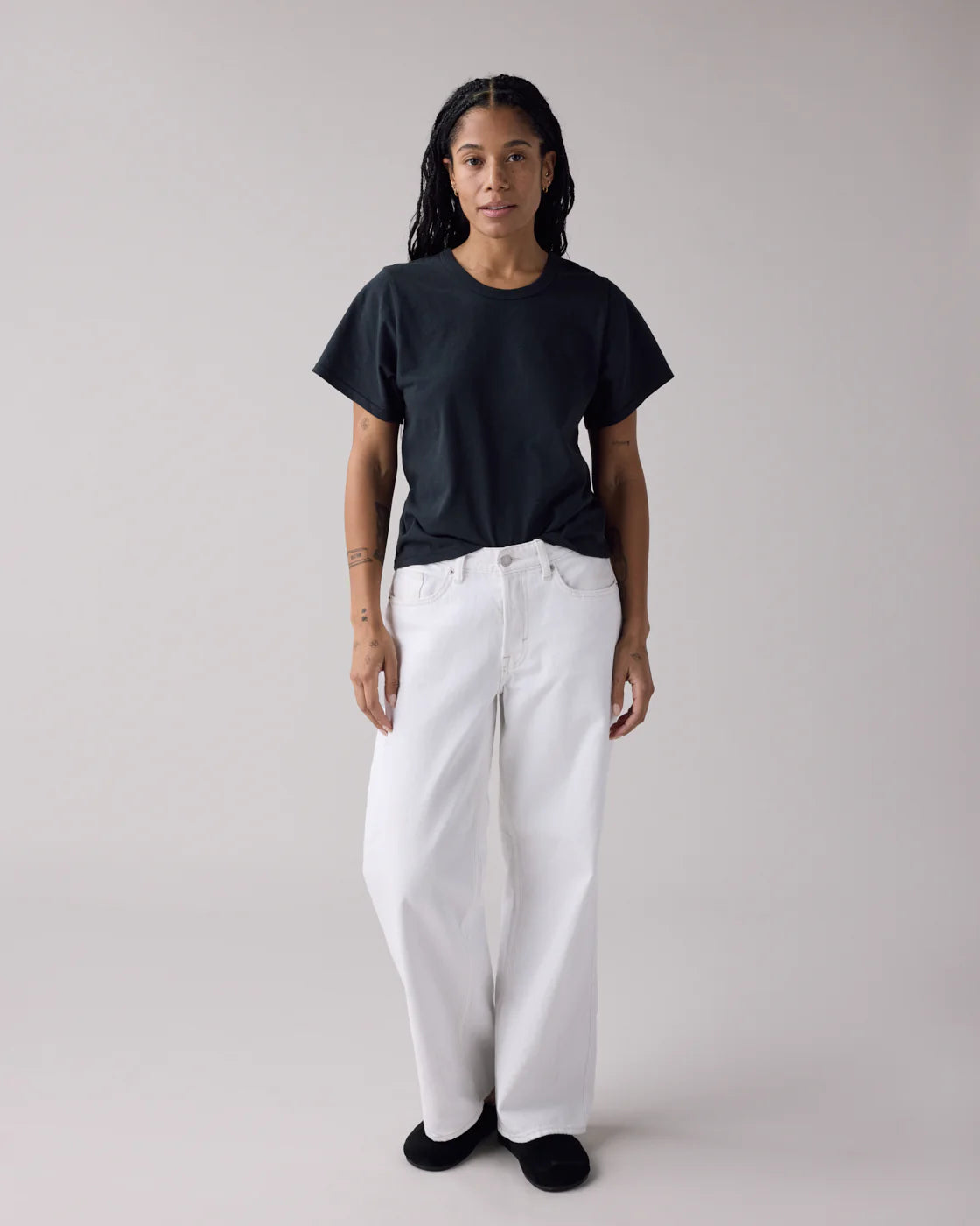 The Circular Crop Tee T Shirts Anian