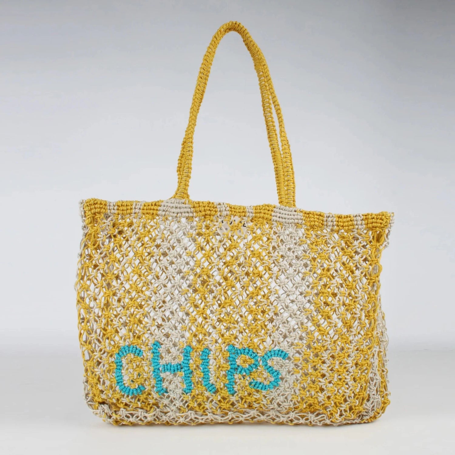 Jute "Chips" Mesh Bag Handbags, Wallets & Cases Colab