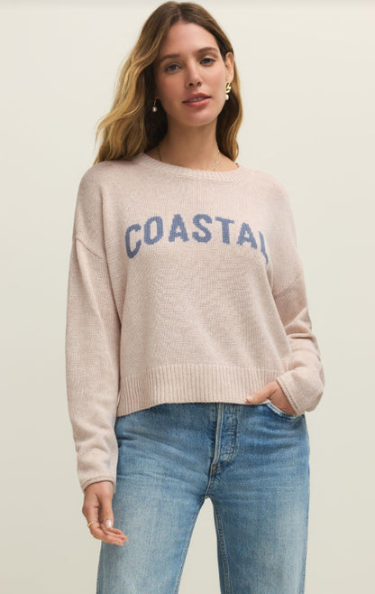 Z Supply Boyfriend Coastal Sweater Sweaters Z Supply Small Oat