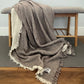 Crinkle Cotton Throw Blanklet Blankets Wylde Brigade
