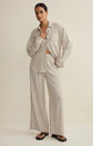 Z Supply Henri Striped Linen Wide Leg Pant Pants Z Supply