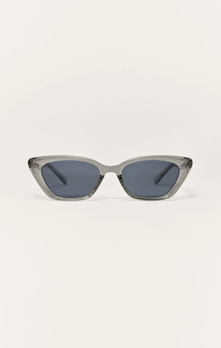 Z Supply Sunglasses Staycation Sunglasses Z Supply Eyewear Crystal-Indigo