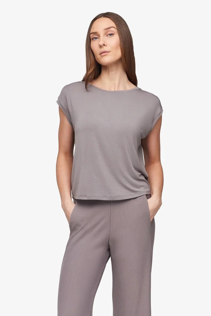 Daub+Design Box Tee Tops Daub+Design Driftwood XS