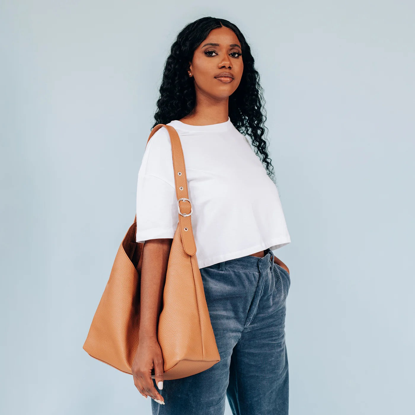 The "Jamie" Shoulder with Pouch Handbags, Wallets & Cases Colab