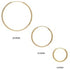 Sarah Mulder Endless Hoops Jewelry Sarah Mulder Gold 12mm