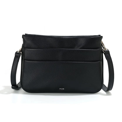 The "Nina" Crossbody Handbags, Wallets & Cases Colab Black