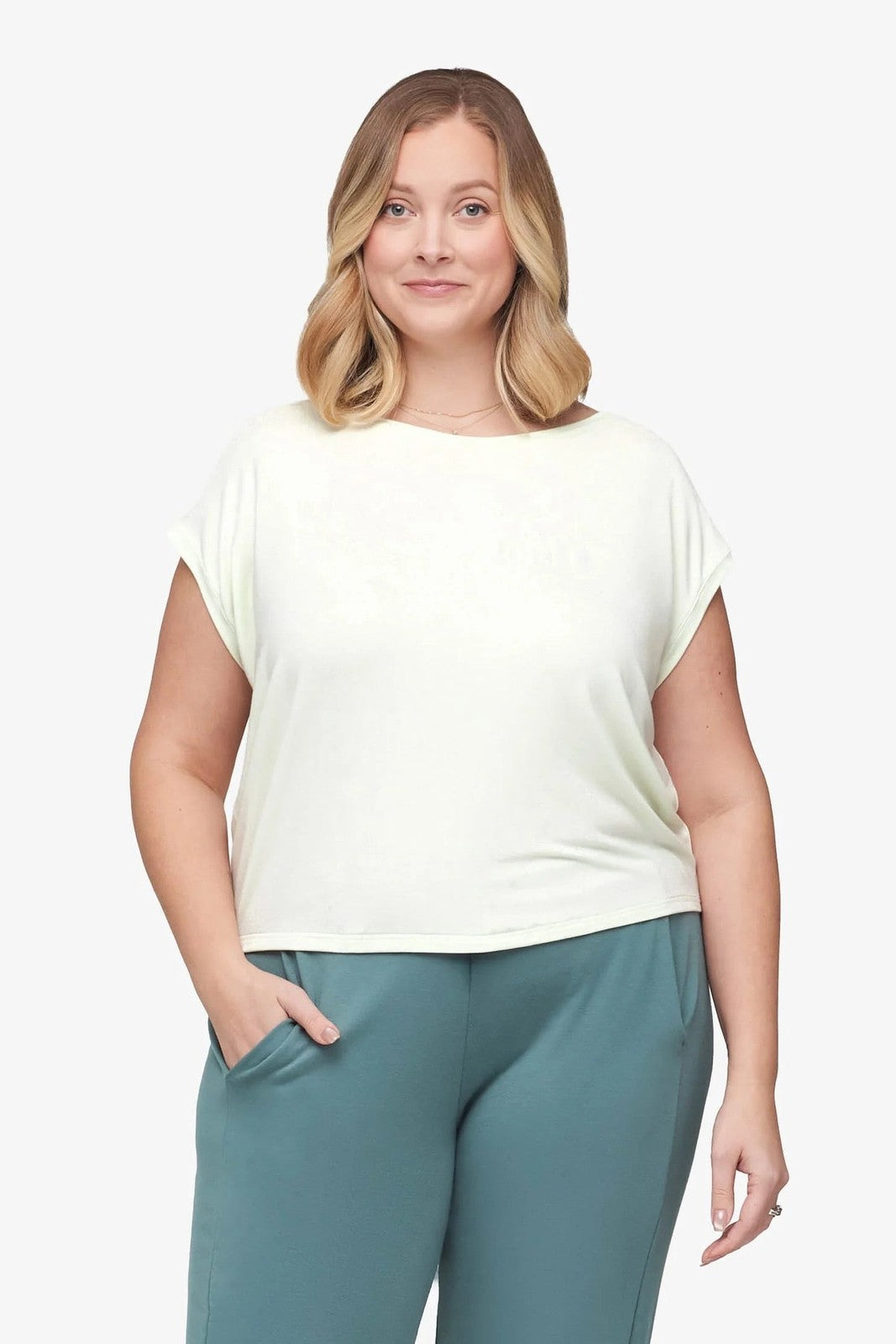 Daub+Design Box Tee Tops Daub+Design Sea Glass XS