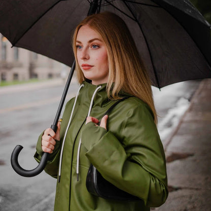Mernini - The Petite Raincoats Mernini Chive Green XS