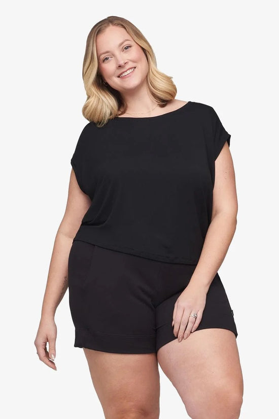 Daub+Design Box Tee Tops Daub+Design Black XS