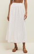 Z Supply Bria White Eyelet Skirt Skirt Z Supply X Small