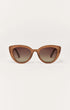 Z Supply Sunglasses Golden Hour Sunglasses Z Supply Eyewear Taupe-Gradient