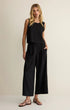 Z Supply Scout Linen Pant Pants Z Supply Black XS