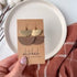White Birch Small Russet Leather and Brass Half Moon Stacked Dangle Earrings Earrings White Birch Jewelry