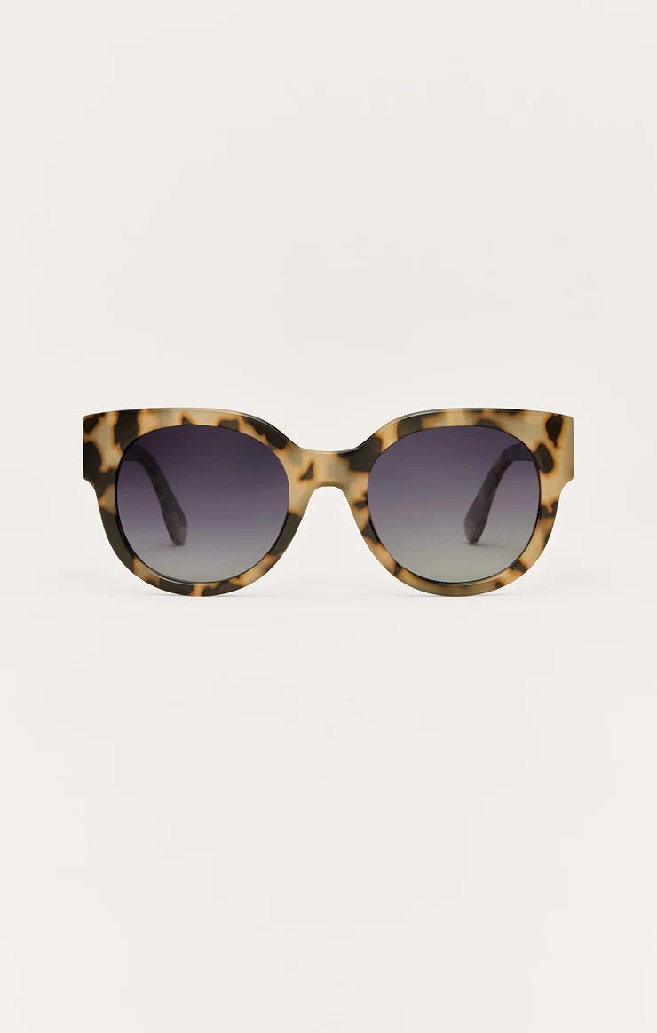 Z Supply Sunglasses Lunch Date Sunglasses Z Supply Eyewear Dark Tortoise